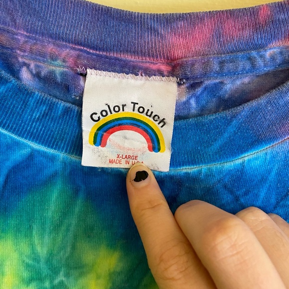 Neon Tie Dye Tshirt - Picture 2 of 4